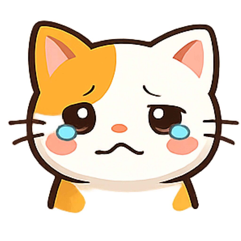 かなしいねこちゃん