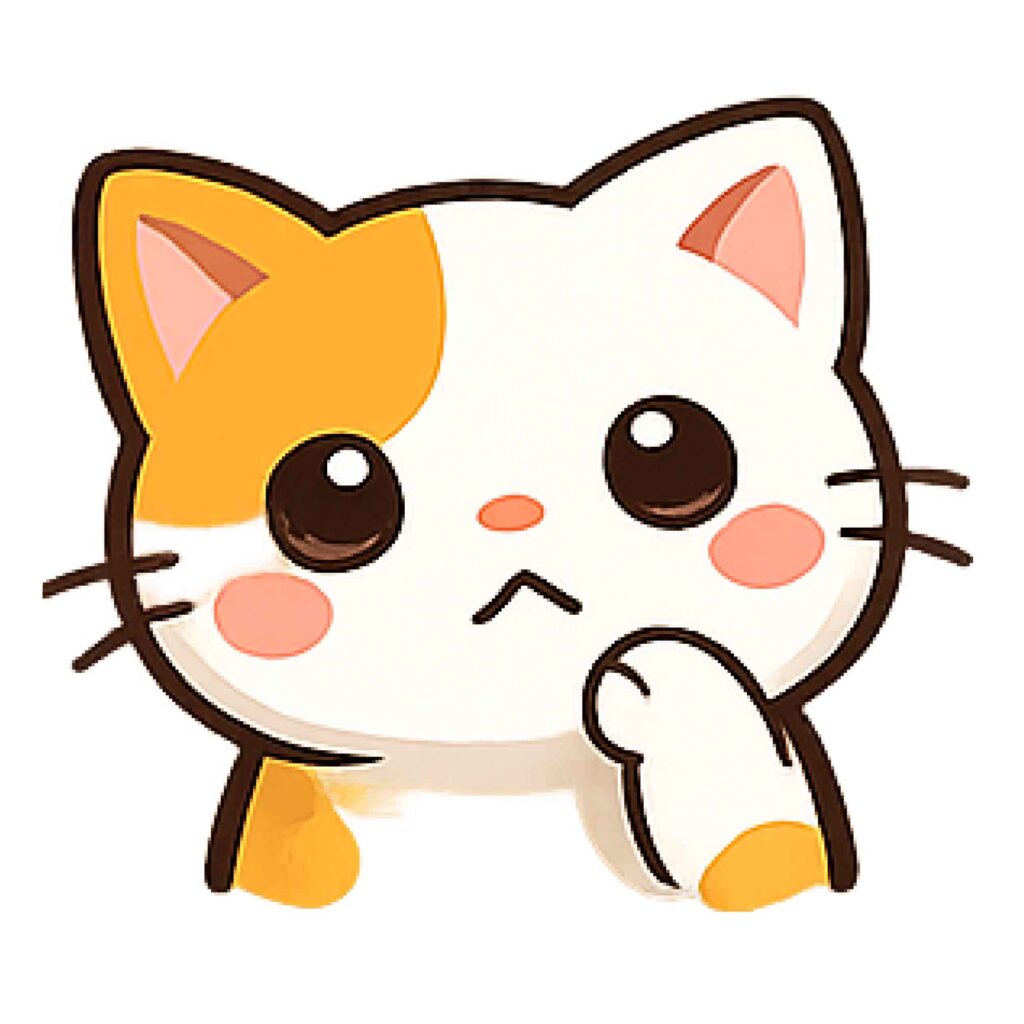 ねこちゃん疑問