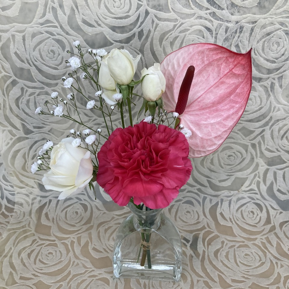 3月下旬に届いたブルーミーの花束