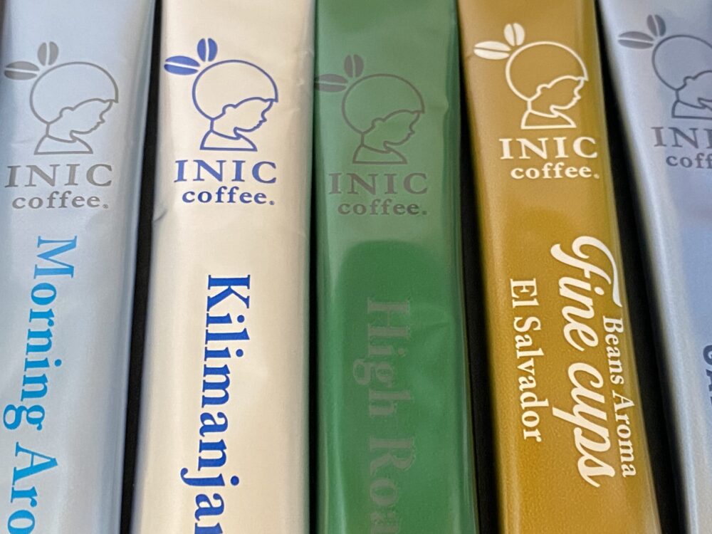 イニックコーヒーのスティックコーヒーたち