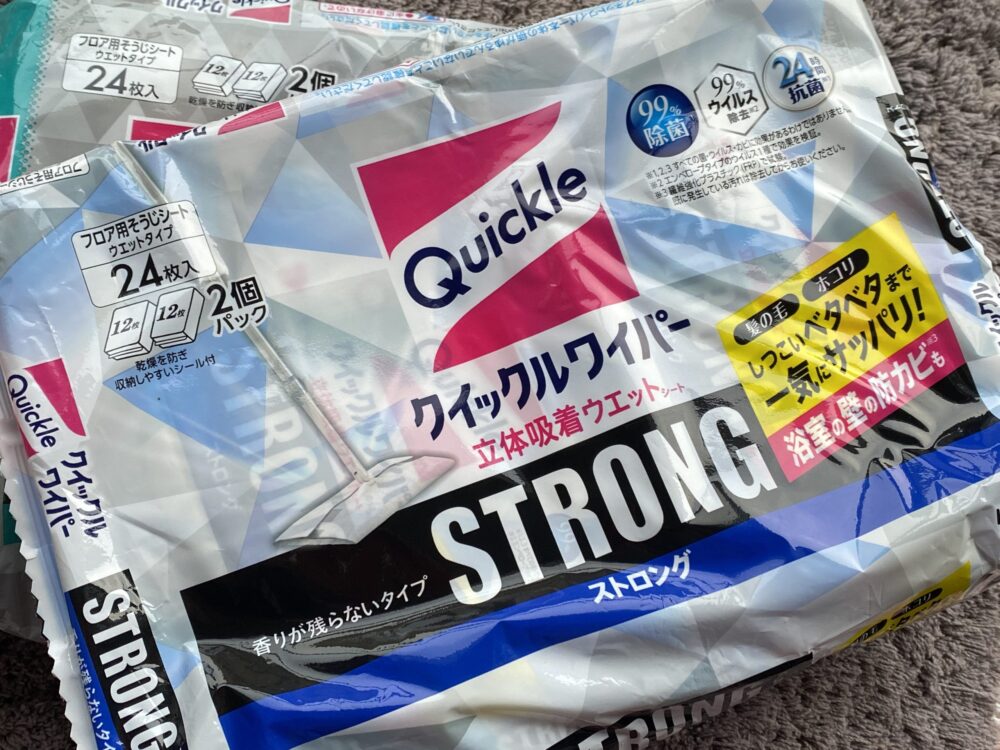 クイックルワイパーシートをamazon定期便でまとめ買い