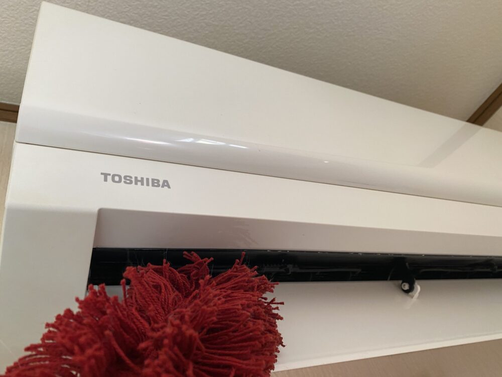 ダスキンモップでエアコンも掃除