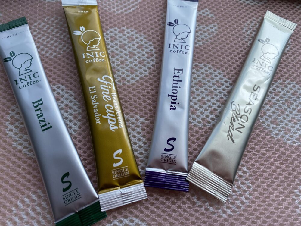 イニックコーヒーの粉末コーヒーはいろんな種類が発売