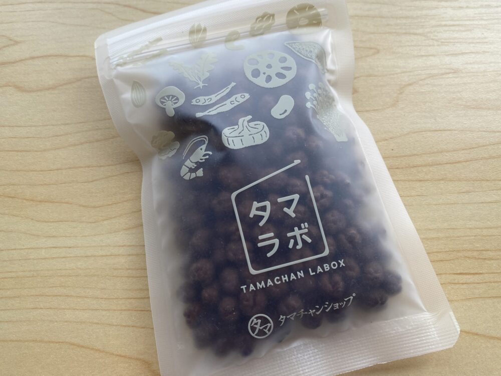 タマチャンチョップの人気商品べっぴんはとむぎのショコラ仕立てがタマラボに入っていた