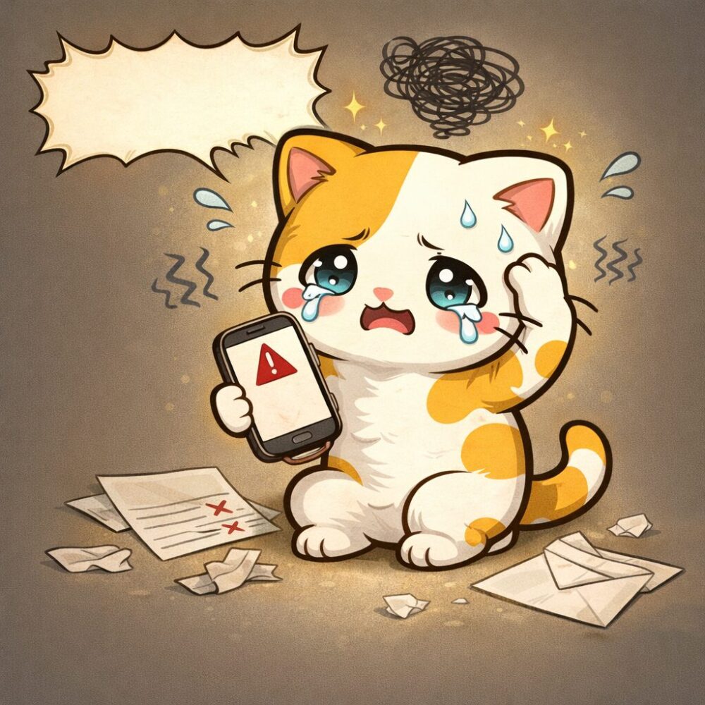 サブスク解約のタイミングに迷うみたらしちゃん