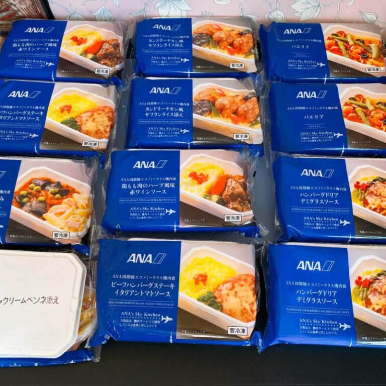 ANAの機内食弁当は定期便じゃないけどコンパクトで冷凍庫に収納しやすい