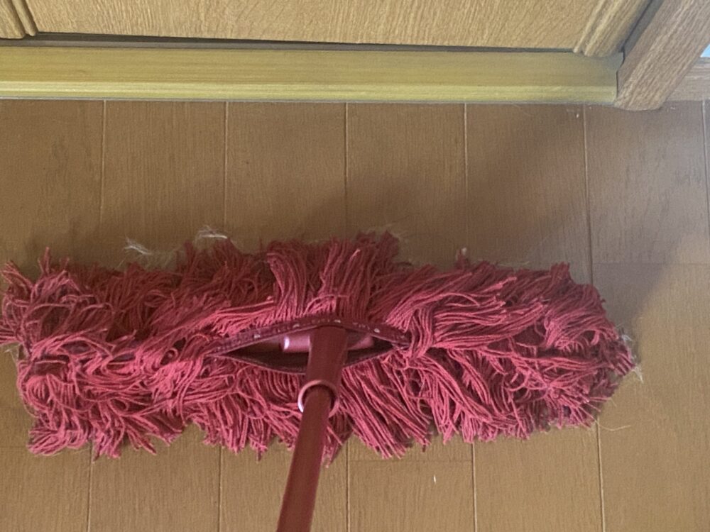 猫の毛がおもしろいようにとれるダスキンモップ
