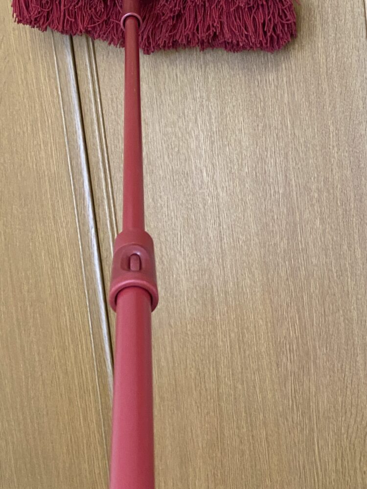 ダスキンモップのジョイント部分