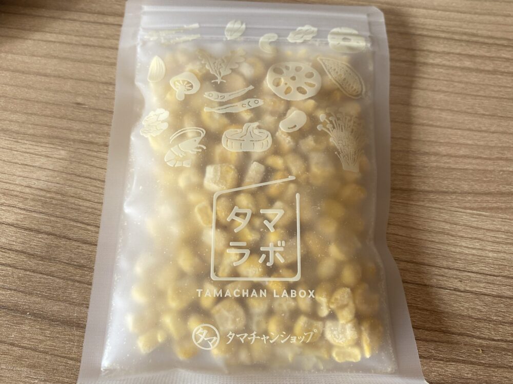 タマチャンショップの人気トウモロコシおやつ「モロコッチ」がタマラボに入っていた