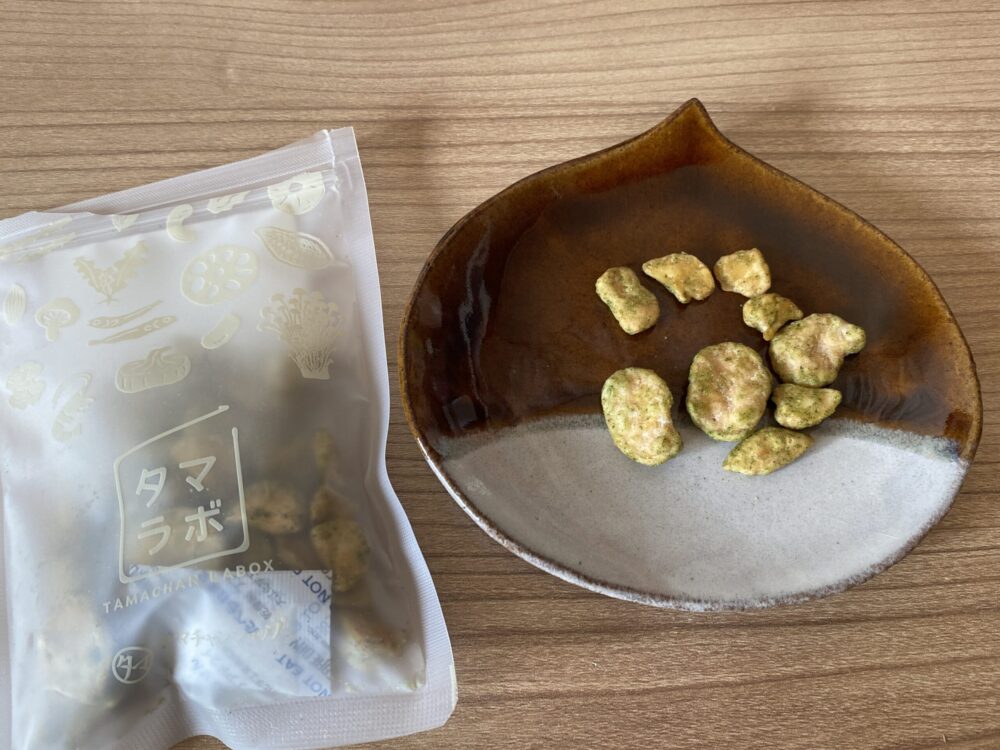 タマチャンショップの人気商品そらまめっちがおやつ定期便タマラボに入っていた