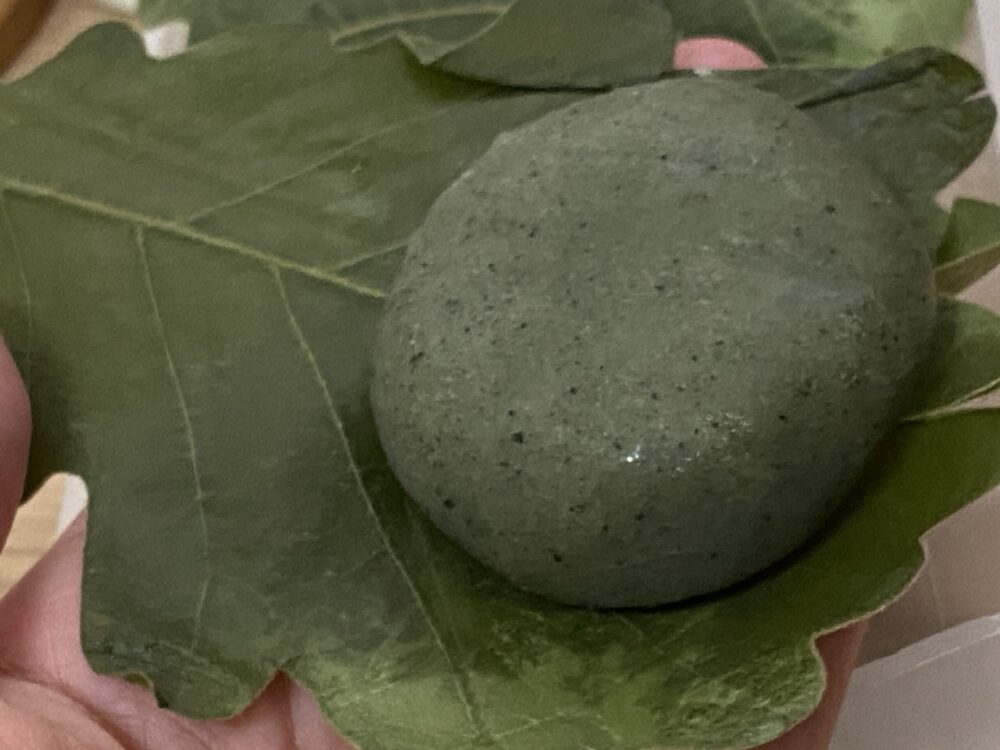 柏餅おいしい