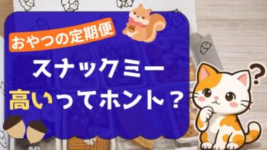 お菓子の定期便スナックミーが高いってホント？という記事のアイキャッチ画像
