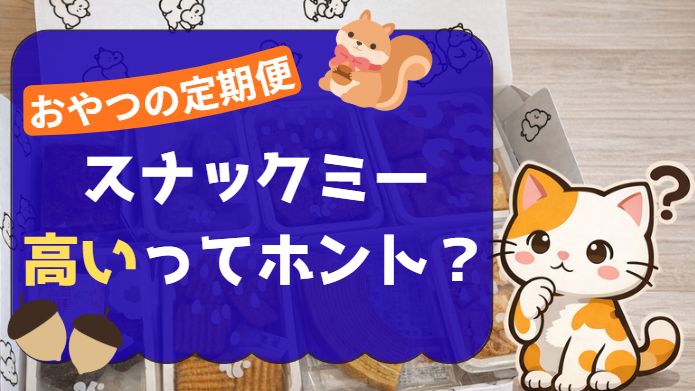 お菓子の定期便スナックミーが高いってホント？という記事のアイキャッチ画像