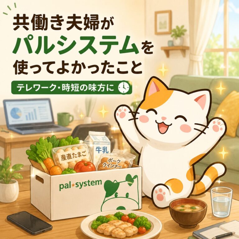 タイトル：「共働き夫婦がパルシステムを使ってよかったこと｜